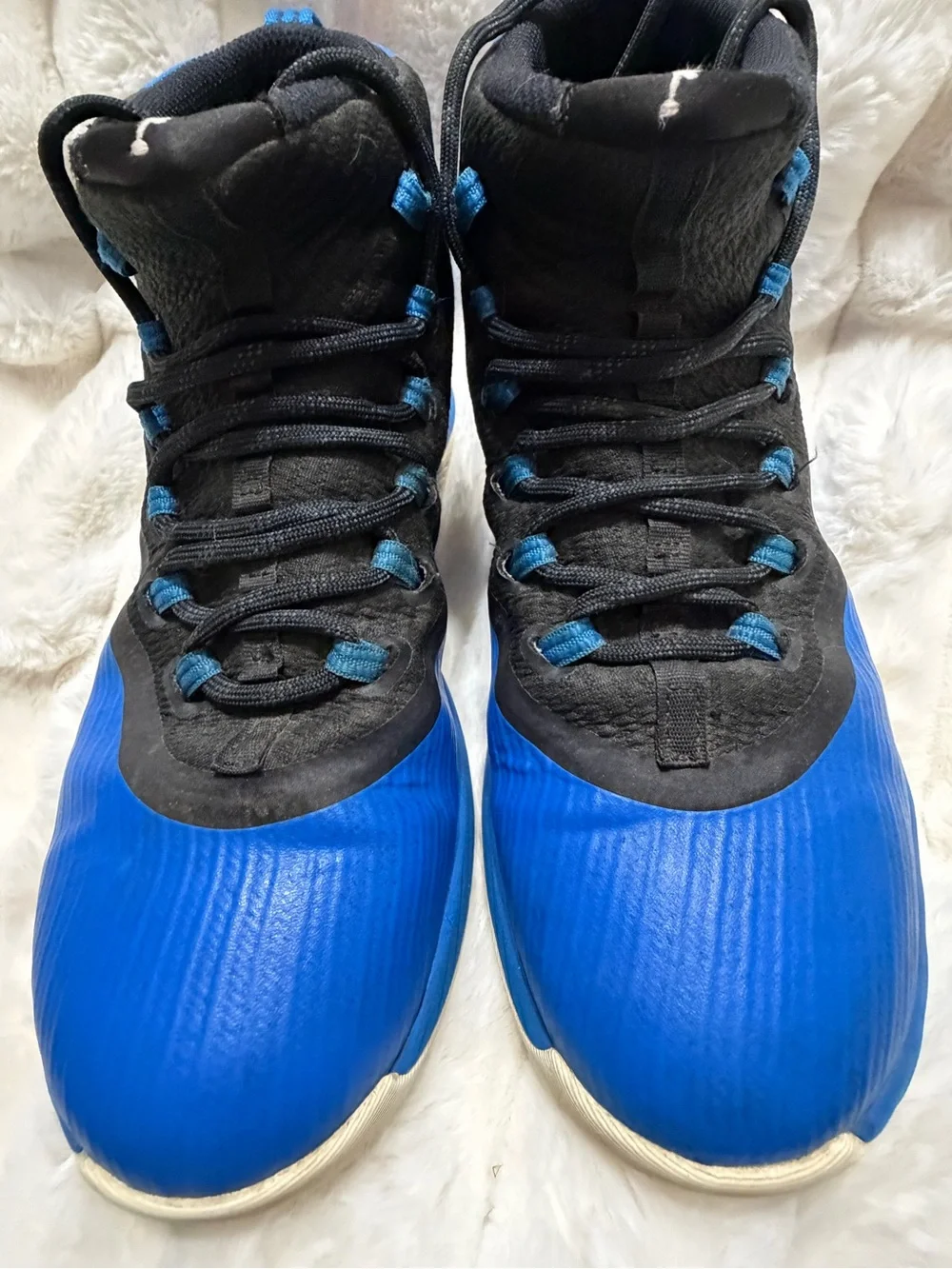 Jordan Ultra.Fly 2 Blue & Black High-Top Sneakers Size 10